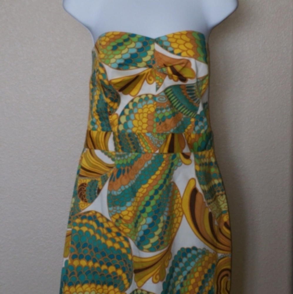 Trina Turk Banana Republic Strapless Dress